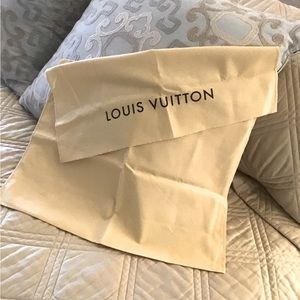 Authentic Louis Vuitton Fold over Dust Bag